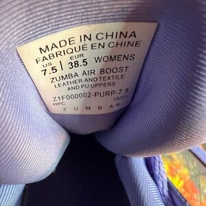 Zumba Fitness Women's Purple Air Boost Shoes